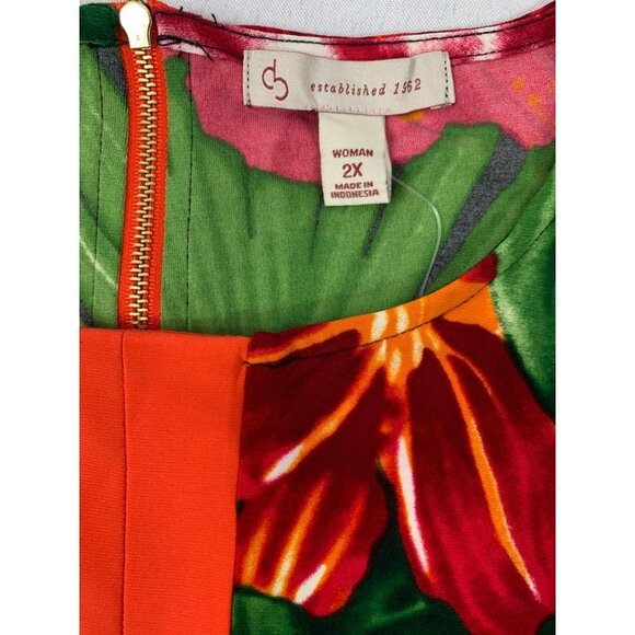 DressBarn Women's Rain Forrest Sleeveless Dress - Picture 3 of 6